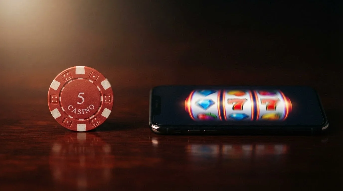 A side-by-side comparison of a free-chip bonus credit and a free-spins award with the real dollar value of each