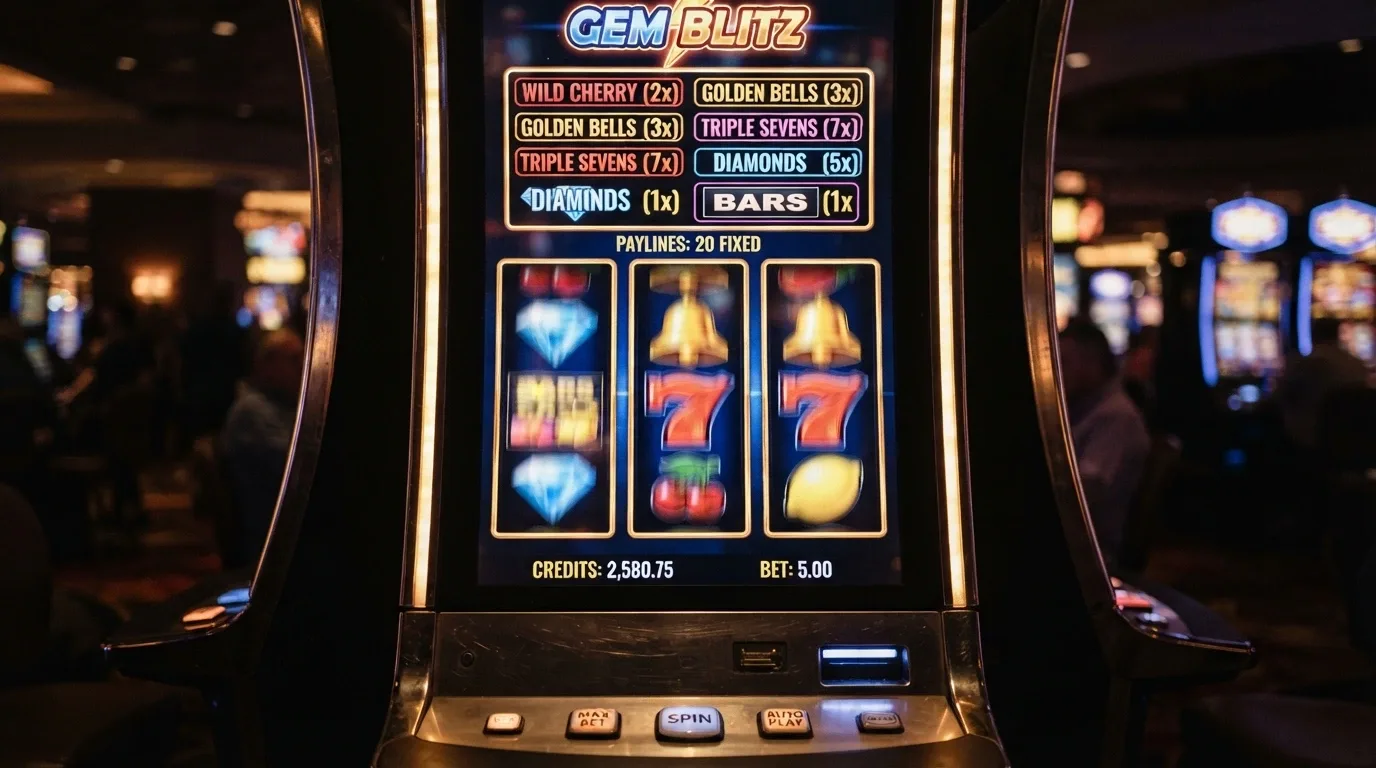 A grid of five pokie title cards arranged by RTP from highest to lowest, with the RTP percentage prominent on each