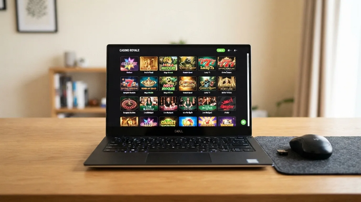 A screenshot of a Solana casino game lobby showing slots, live dealer and crash game thumbnails